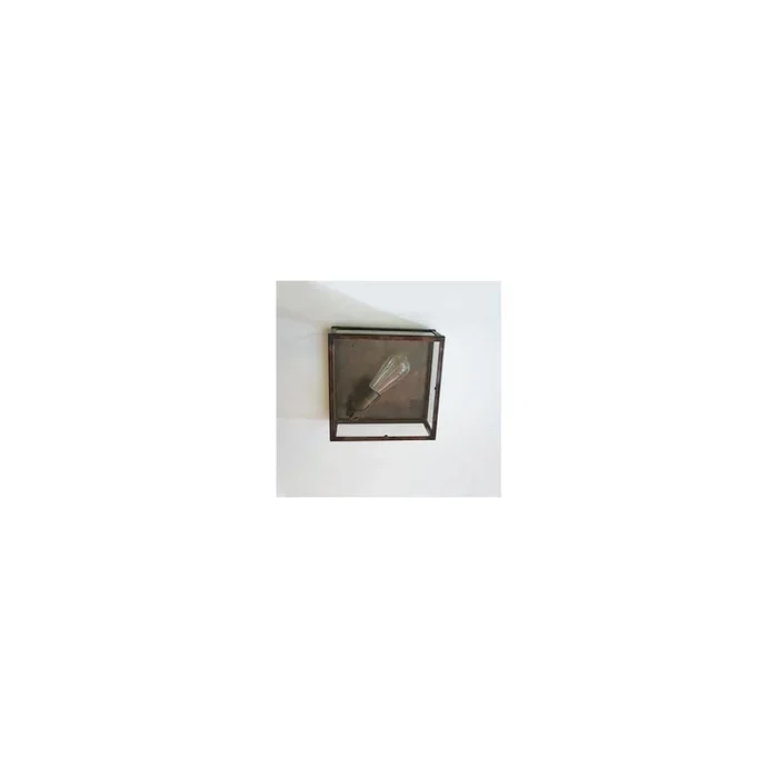 Vitrine Plafonnier Square 1L Deckenleuchte Bronze