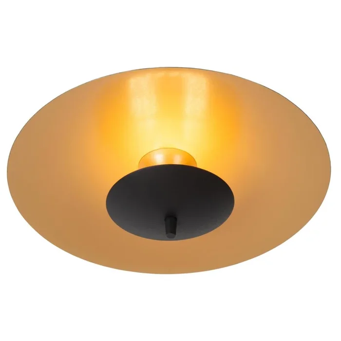 VULCAN Deckenleuchte Ø 35 cm LED Dim. 1x9W 3000K Schwarz