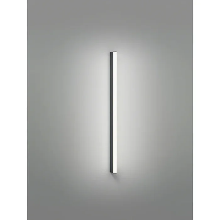 Wandleuchte PONTO-S, IP44, 90cm, direkt, 18W 3000/4000K 1460lm, CRi >90, schaltbar, Acryldiffusor wei�, mattschwarz