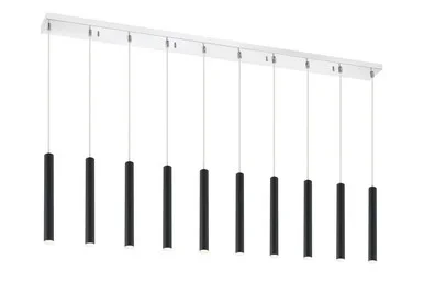 Z-Lite Forest LED Linear Chandelier in Chrome – 917MP12-MB-LED-10LCH