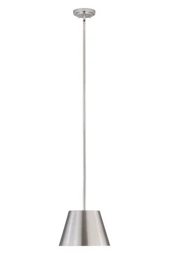 Z-Lite Lilly One Light Pendant in Brushed Nickel – 2307-12BN