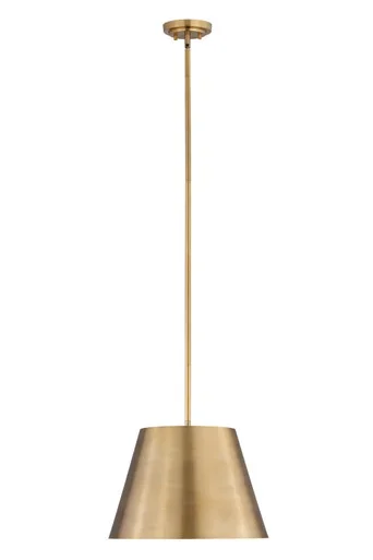 Z-Lite Lilly One Light Pendant in Rubbed Brass – 2307-18RB