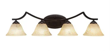 Zilo Four Light Bath Bar (554-DG-508)