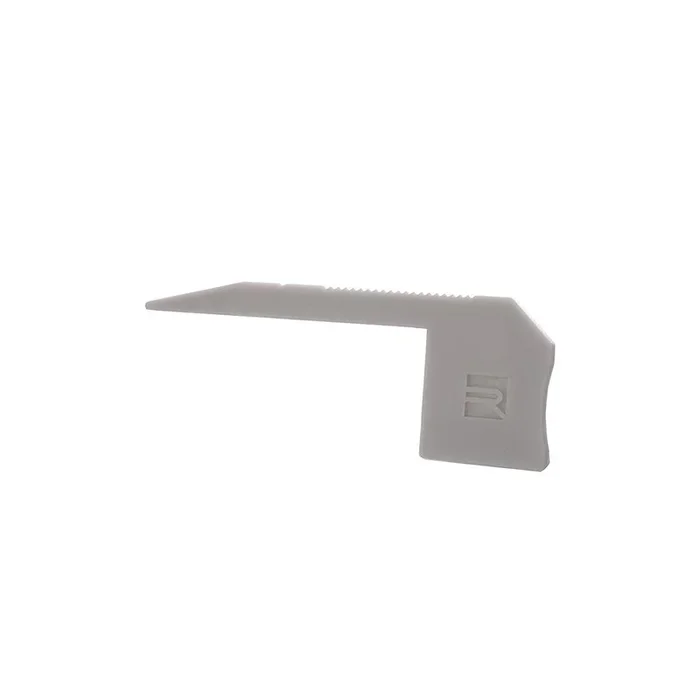 Zubeh�r f�r LED Profil P-AL-02-10 – Endkappe, 2 St�ck, grau
